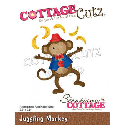 CottageCutz Scrapping Cottage - Juggling Monkey